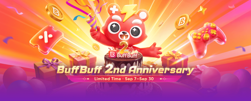 BuffBuff Announces 2nd Anniversary Celebration with Key Game Integrations, Enhanced Rewards, and Service Guarantees