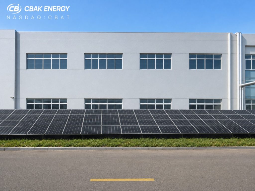 CBAK Energy Reports 9.6% Reduction in Greenhouse Gas Emissions at Dalian Facility in 2025