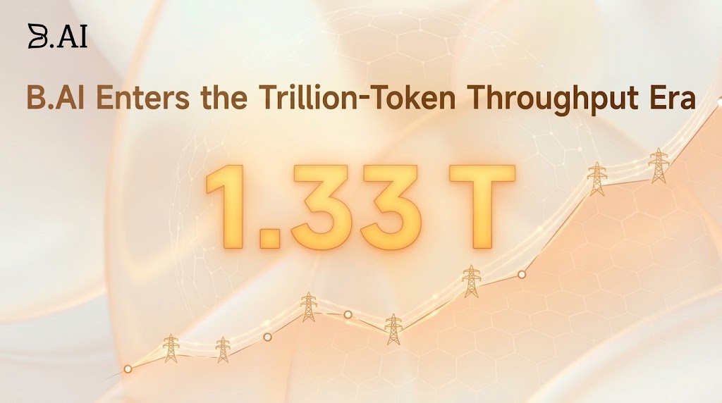 Cracking 1.33 Trillion Daily Tokens: B.AI Powers the "AI Grid" with Full-Stack Infrastructure to Fuel the Agentic Era 