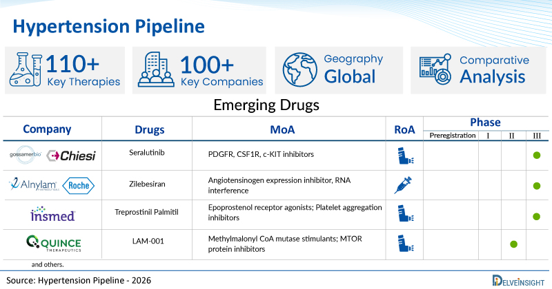 Hypertension Clinical Trial Pipeline Accelerates as 100+ Pharma Companies Rigorously Develop Drugs for Market Entry | DelveInsight