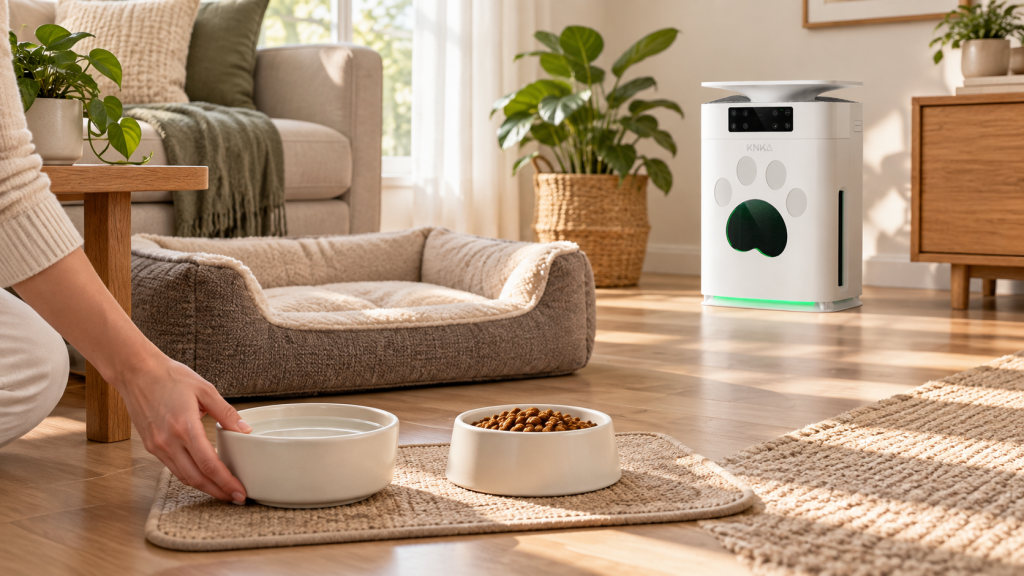 KNKA Previews the 2500 Pet Air Purifier Ahead of October 1 Launch, Highlighting Pet Mode for Owner-Away Hours