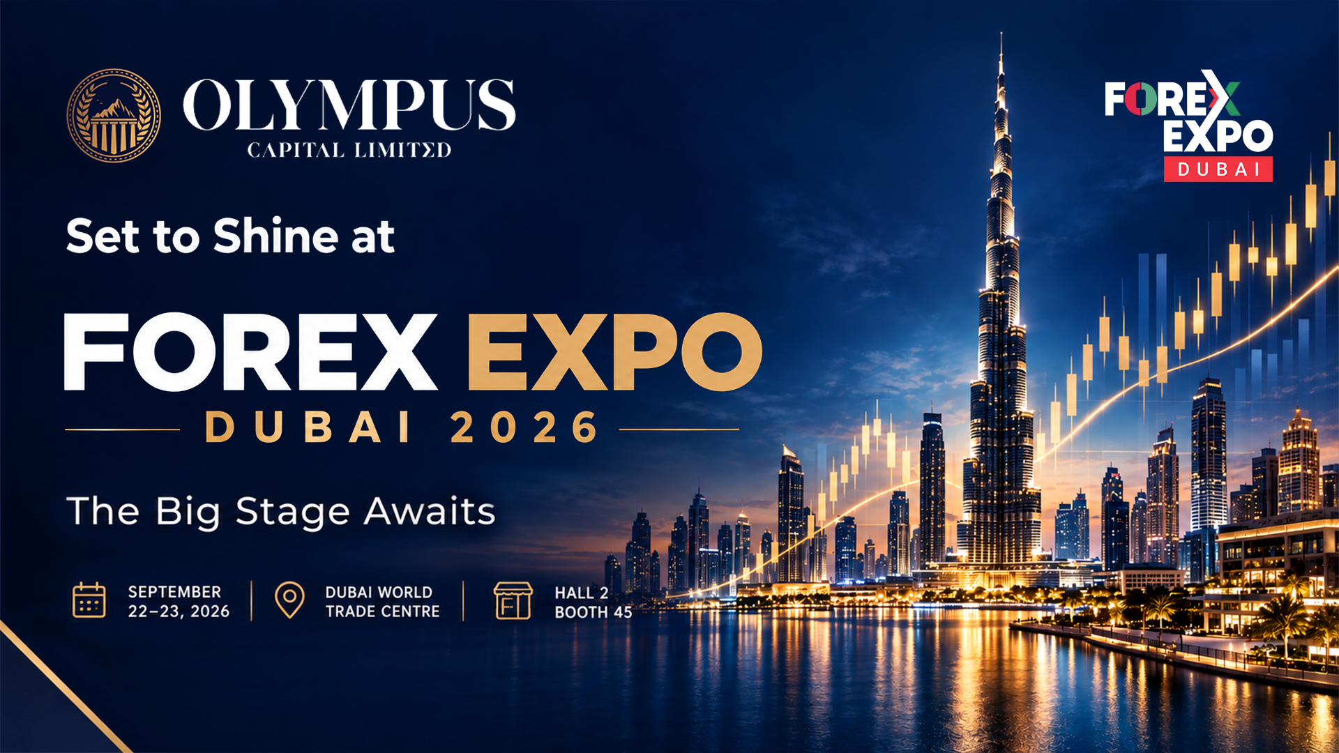 Olympus Capital Set to Shine at Forex Expo Dubai 2026: The Big Stage Awaits
