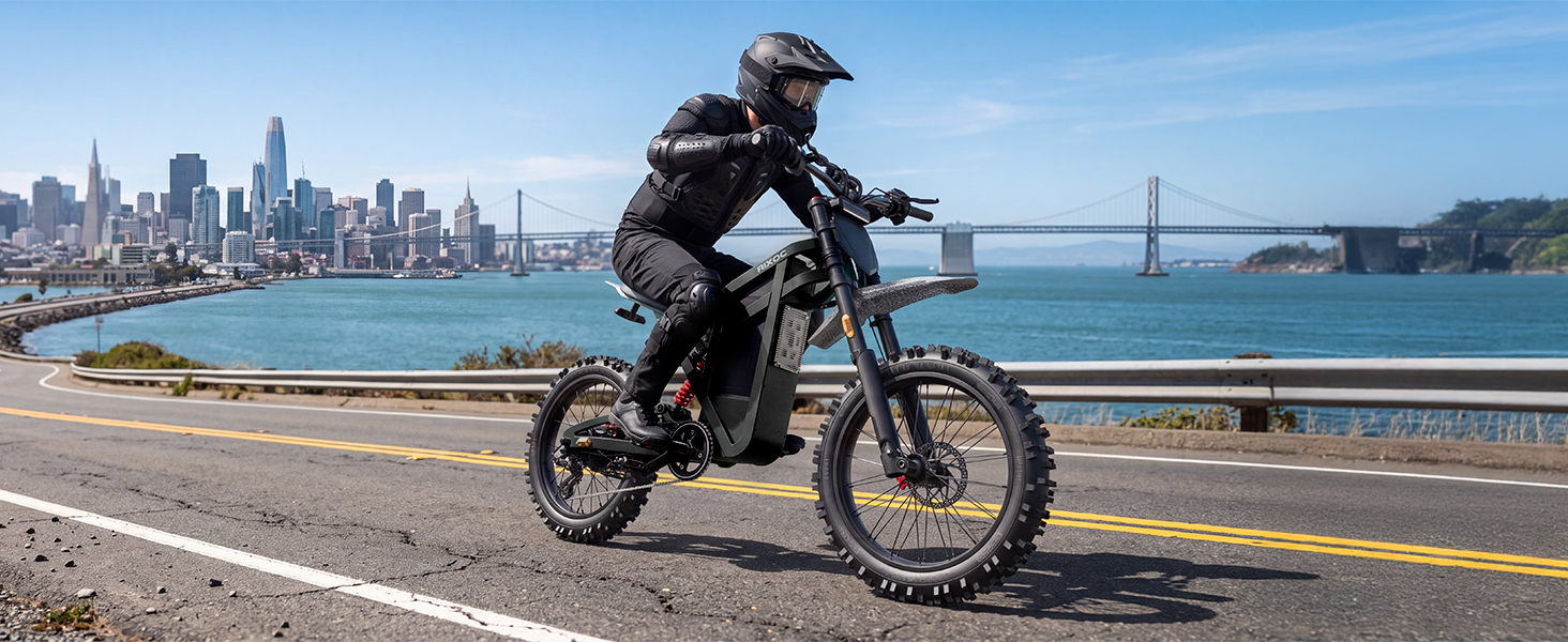 RIXOC Unleashes the GT60: A 4000W Peak Motor Electric Dirt Bike Built for Adults Who Refuse to Compromise on Riding Experience!