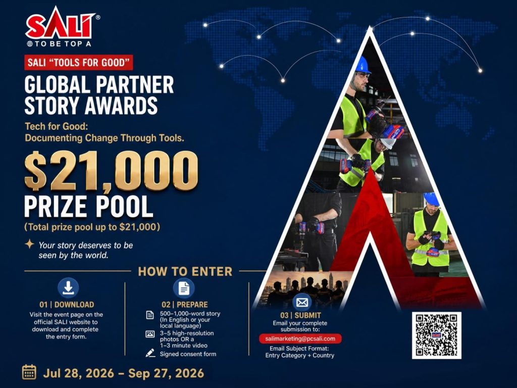 SALI Tools “Tools for Good” Global Partner Story Awards Nears September 27 Deadline With $21,000 Prize Pool