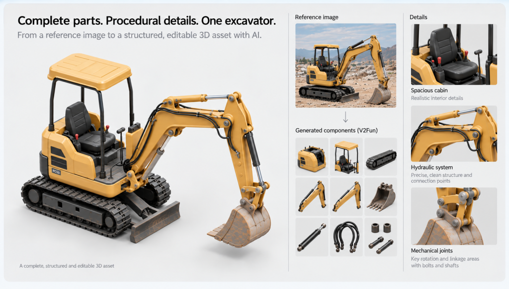 Vertex Lab Demonstrates 3D Modeling Workflow Combining V2Fun and GPT-6 Astra