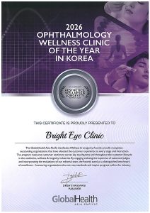 Bright Eye Clinic Named Ophthalmology Wellness Clinic of the Year in Korea at 2026 GlobalHealth Asia-Pacific Awards
