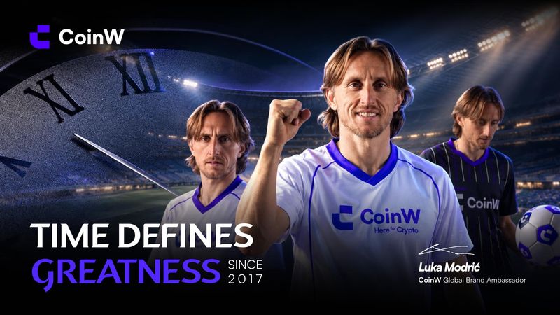 CoinW Releases “Time Defines Greatness” Brand Video, Joining Forces with Luka Modrić on the Power of Long-Term Thinking