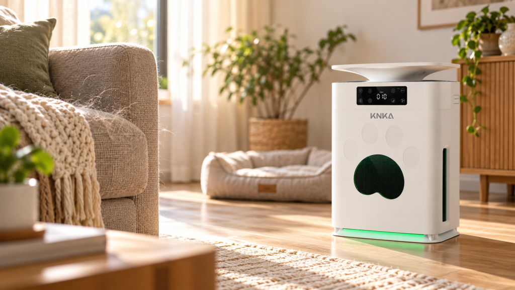 KNKA Launches the 2500 Pet Air Purifier to Address Pet Hair Beyond Floor Cleaning