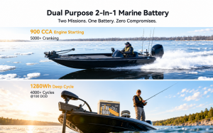 Power Queen Introduces Group 24 Dual-Purpose Marine Battery With 15% Smart Starting Reserve